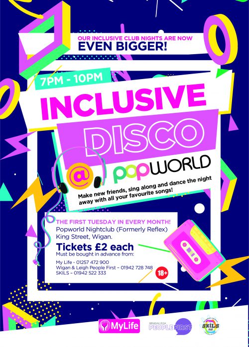 Our inclusive club nights are now even bigger and better, with the launch of Popworld!